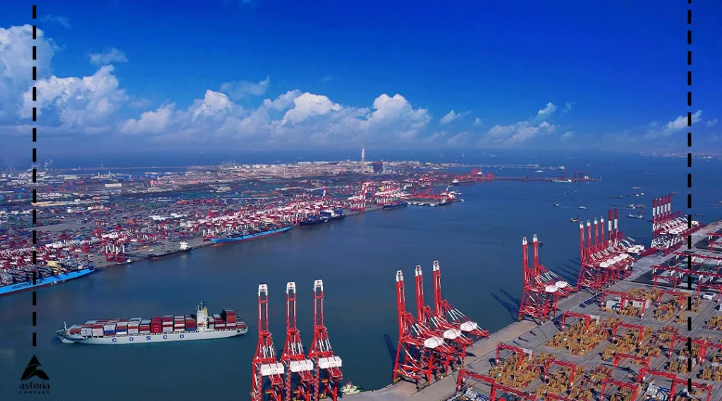 بنادر تجاری مهم چینی