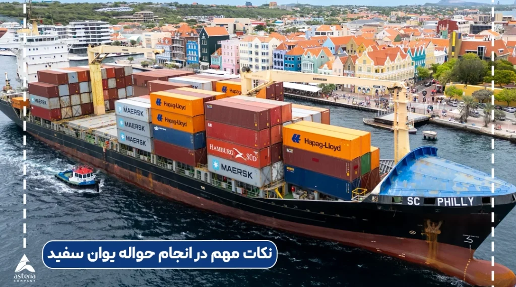 نکات مهم در انجام حواله یوان سفید