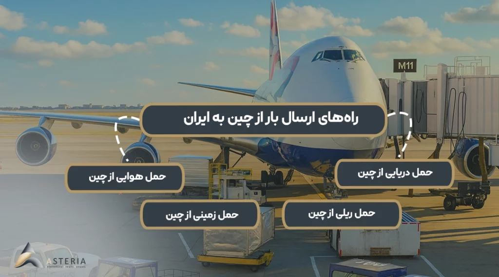 روش های ارسال بار از چین به ایران