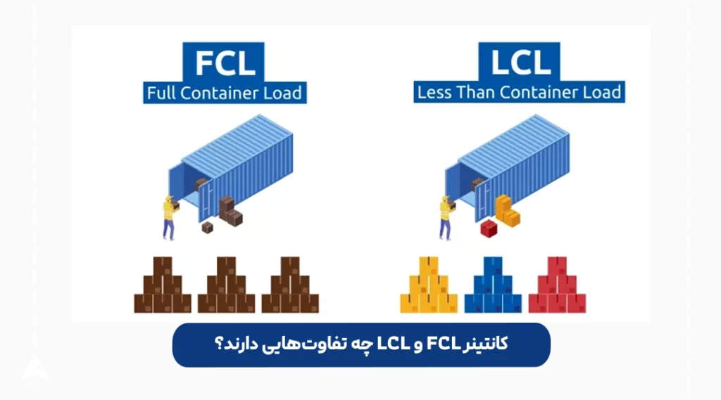 کانتینر FCL و LCL چه تفاوت‌هایی دارند؟